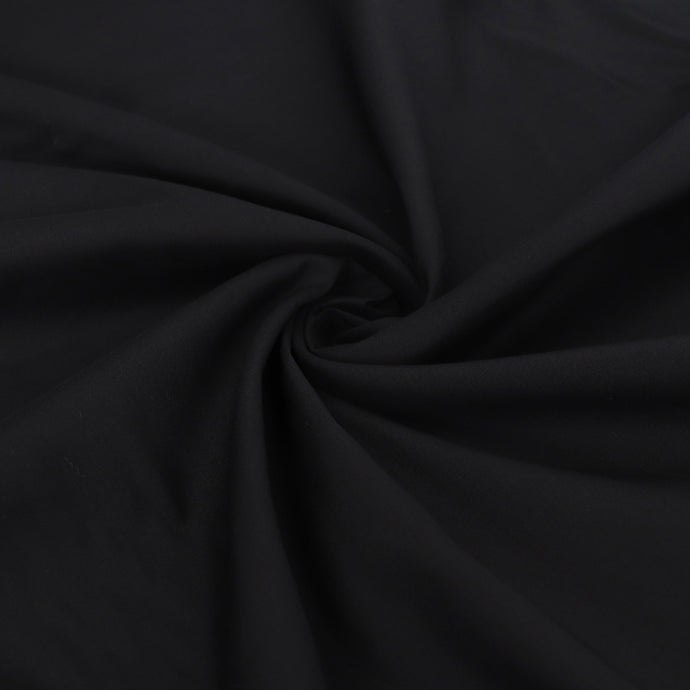Cotton Voile - Black - END OF BOLT 55cm