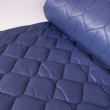 Quilted Coating - Blueberry - END OF BOLT 113cm