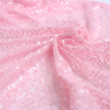 Tulle - Sequin Flowers - Pink - SALE