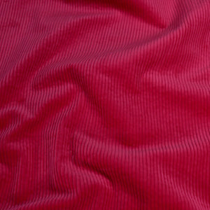 Washed Stretch Cotton Corduroy - Hot Pink