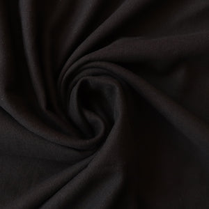 Cotton Linen - Black - END OF BOLT 150cm