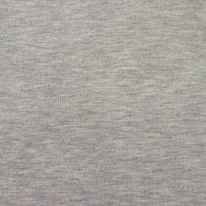 Cotton Sweatshirt Brushed Jersey - Marled Light Grey