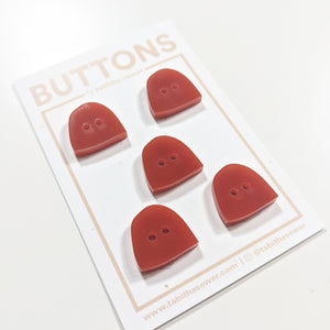 Rust Uphill Buttons 16mm (.63") - SALE