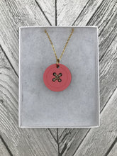 Pastel Pink Acrylic Button Necklace - Sew Dainty - Sewing Kits & Gifts - Sew Dainty - Sew Me Sunshine