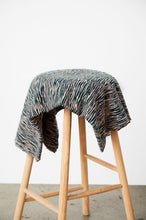 Organic Cotton Jacquard Knit - Mind The Maker - Bottle Green & Rose Bark Jacquard