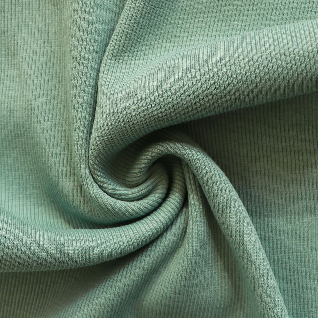 Cotton Ribbing Khaki Green  Buy Online Now – Sew Me Something