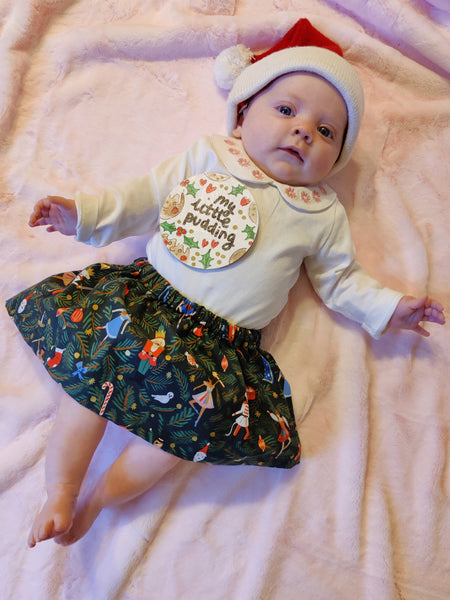 Baby Skirt No Pattern Sewing Tutorial