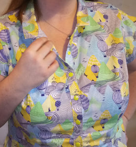 Emma's 30th Birthday Deer & Doe Bruyere Blouse