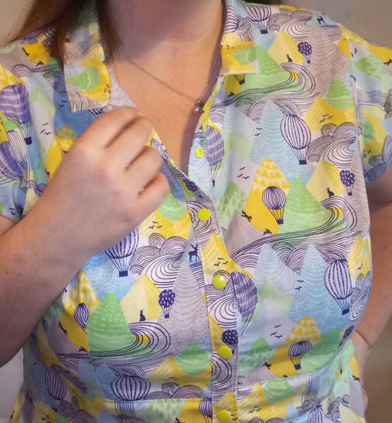 Emma's 30th Birthday Deer & Doe Bruyere Blouse