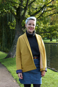 I AM Patterns Artemis Jacket in Mustard Denim by Alice