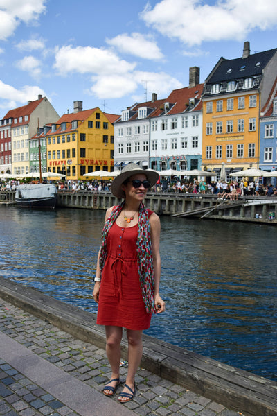 Patsy's True Bias Southport Dress Made With Cotton Linen