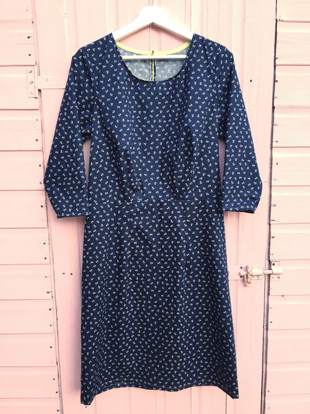 French Navy Orla + Tilly and the Buttons Megan Hack Dress by Georgina