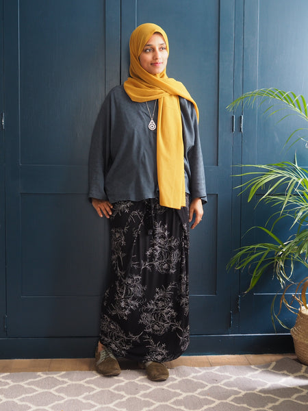 Papercut Patterns Pinnacle Top in Atelier Brunette Viscose by Atia