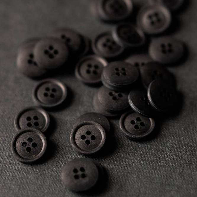 Merchant & Mills -  Cotton Button - Black 11mm