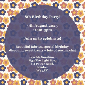 Sew Me Sunshine Open Day - 9th August 2025