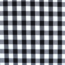 17mm Gingham Yarn Dyed Cotton - Black