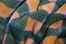 Teddy Fleece - Atelier Jupe - Green + Camel Check