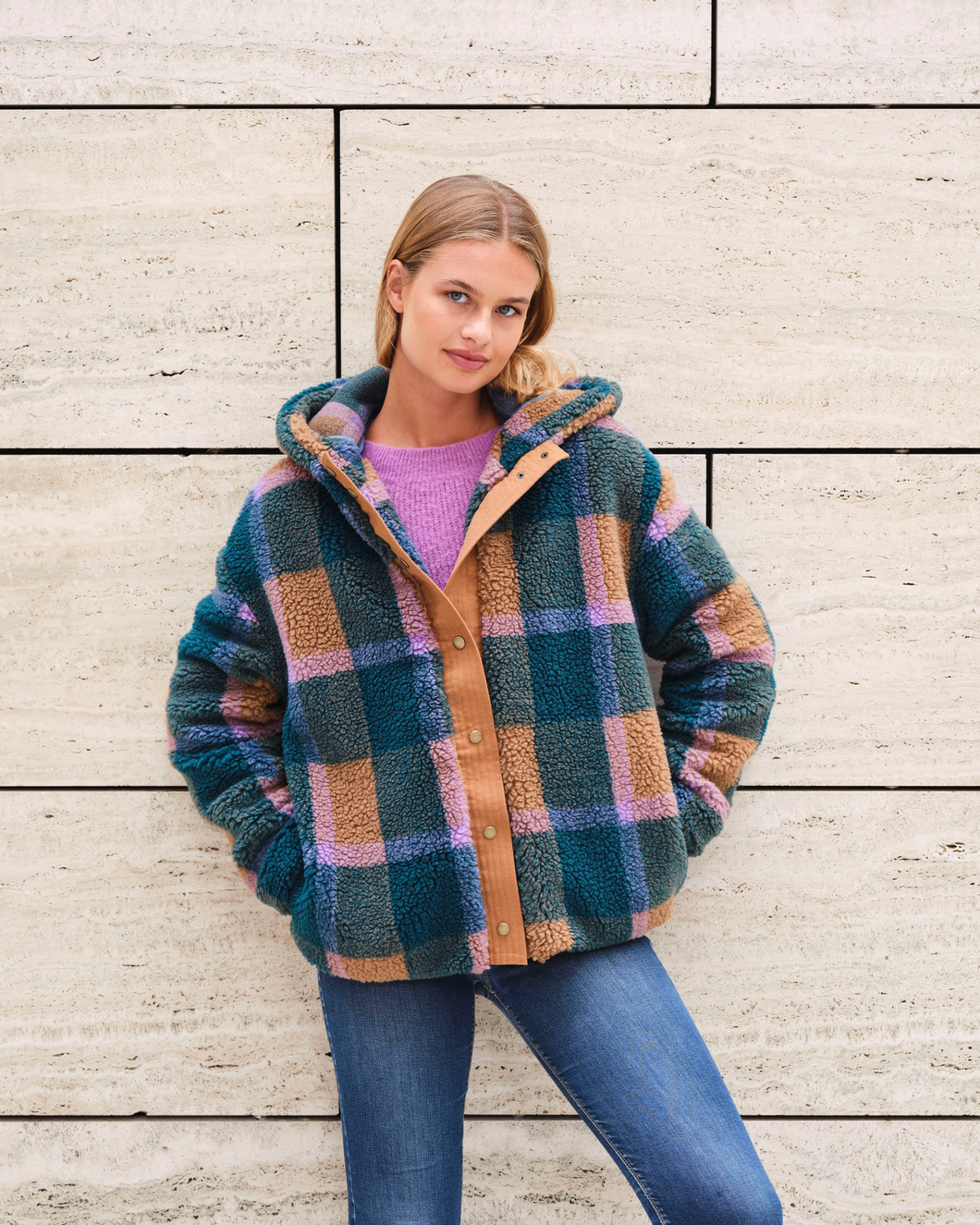 Madewell store fuzzy jacket