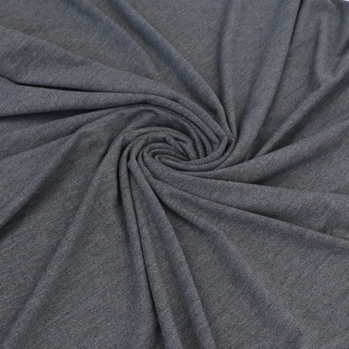 Bamboo Jersey - Marled Dark Grey