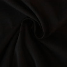 Stretch Cotton Needlecord - Black - END OF BOLT 76cm