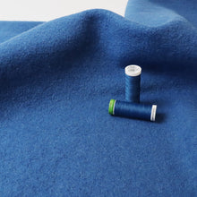 Boiled Wool Coating - Royal Blue