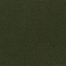 Brushed Ribbed Jersey Knit - Dark Olive Green