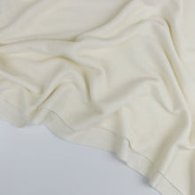 Brushed Ribbed Jersey Knit - Light Cream