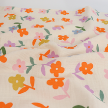 Cotton Double Gauze - Bright Flowers