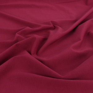 Cotton Jersey - Maria Burgundy - Slight Fault