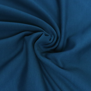 Cotton Sweatshirt Brushed Jersey - Blue