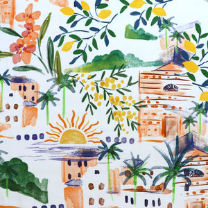Cotton Poplin - Costa d'Amalfi - Sew Me Sunshine Exclusive