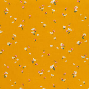 Cotton Poplin - Delicate Buttercup The Flower Fields - Art Gallery Fabrics