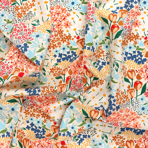 Cotton Poplin - Thriving Flowerfield The Flower Fields - Art Gallery Fabrics