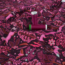 Cotton French Terry - Magical Forest - Pink