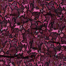 Cotton French Terry - Magical Forest - Pink