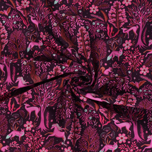 Cotton French Terry - Magical Forest - Pink