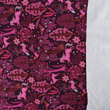Cotton French Terry - Magical Forest - Pink