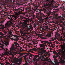 Cotton French Terry - Magical Forest - Pink