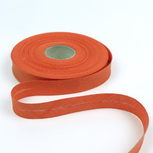 Cotton Bias Binding 20mm - Prym - Pumpkin Orange