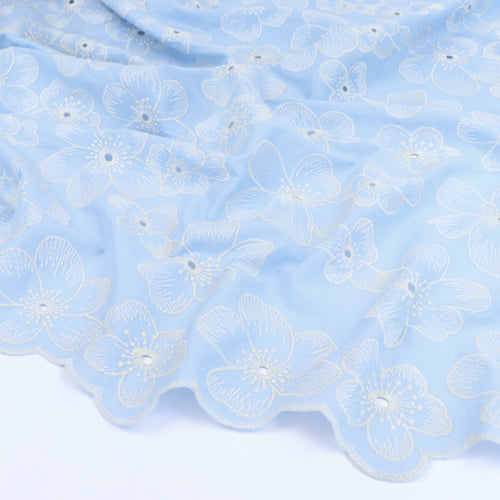 Cotton Broderie Anglaise - Malva