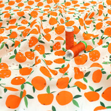 Cotton Broderie Anglaise - Oranges - END OF BOLT 24cm
