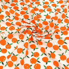 Cotton Broderie Anglaise - Oranges - END OF BOLT 24cm