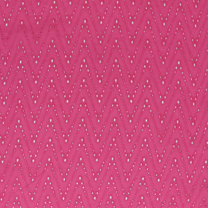 Cotton Broderie Anglaise - Zigzag - Pink