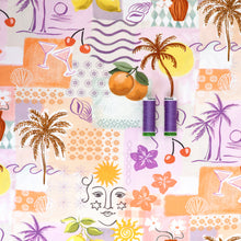 Cotton Canvas - Tropical Patchwork