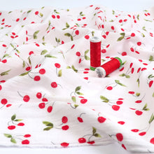 Cotton Double Gauze - Cherries
