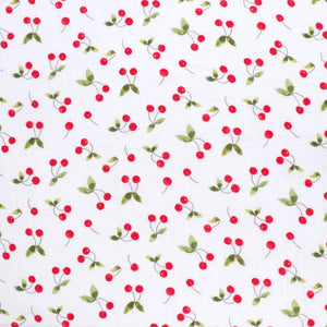 Cotton Double Gauze - Cherries