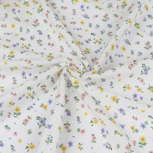 Cotton Double Gauze - Pastel Flowers