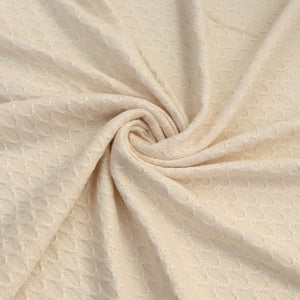 Cotton Knitted Jacquard - Honeycomb