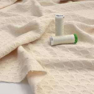 Cotton Knitted Jacquard - Honeycomb