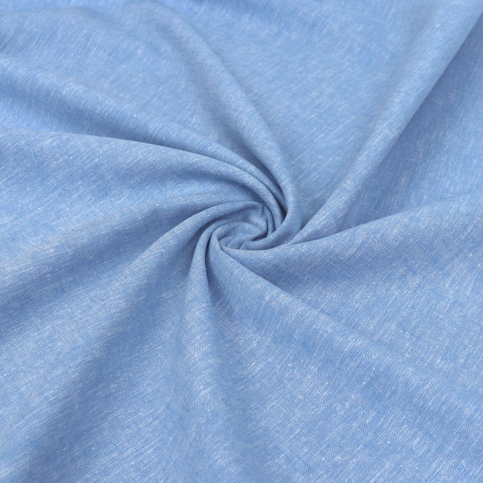 Cotton Linen - Marled Sky Blue